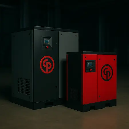 Compressores CPBg e CPCg Chicago Pneumatic com design compacto e eficiente