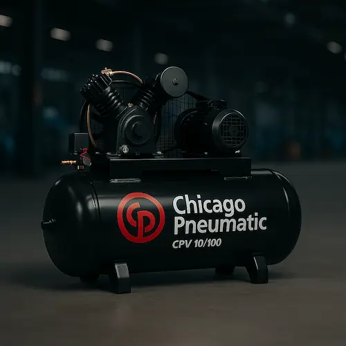 Compressor de pistão CPV 10/100 da Chicago Pneumatic