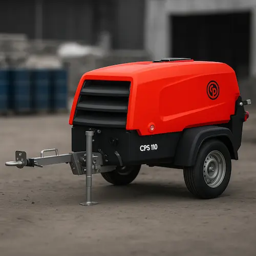 Compressor portátil diesel CPS 110 da Chicago Pneumatic