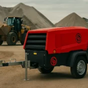 Compressores portáteis Chicago Pneumatic em ambiente de mineração