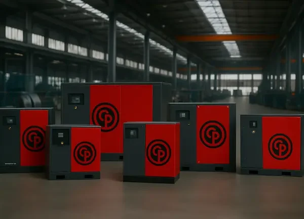Compressores de parafuso Chicago Pneumatic para uso industrial – Powertech