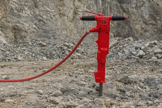 Rompedor pneumático CP 1290 operando em mineração