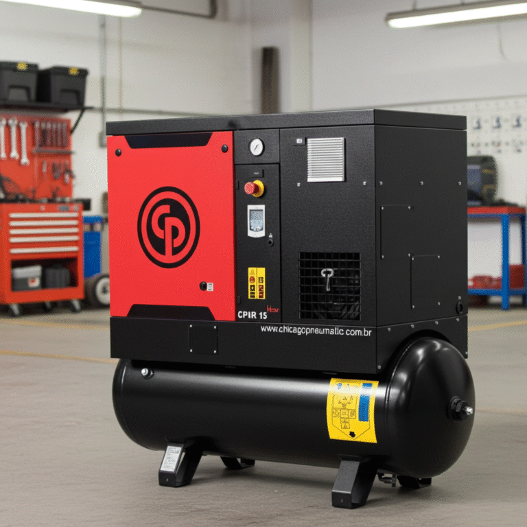 Compressor Chicago Pneumatic CPM 15/12,5 TD 220V em promoção na Powertech