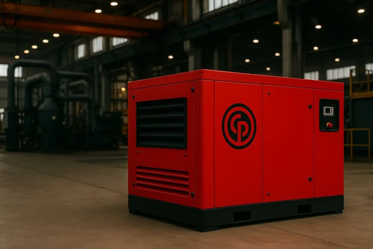 Compressor CPC Chicago Pneumatic em ambiente industrial - Powertech