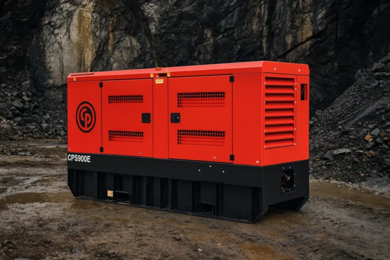 Compressor Elétrico CPS 900E Chicago Pneumatic em ambiente industrial – Powertech Ar Comprimido