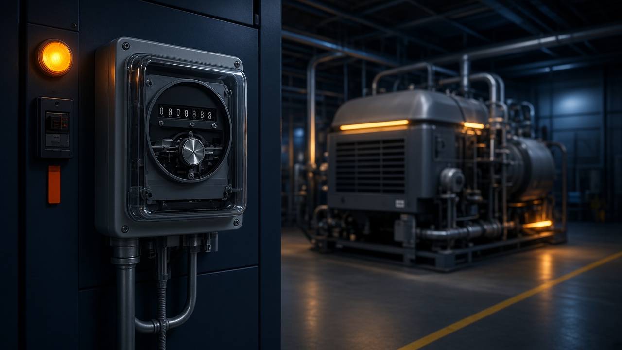 Compressor de parafuso industrial com foco em eficiência energética